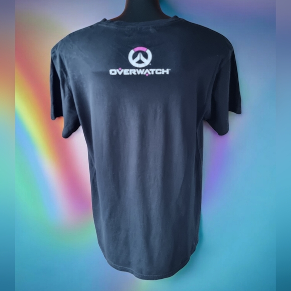 Blizzard Entertainment Overwatch Sombra Black Unisex T-Shirt - Picture 2 of 6